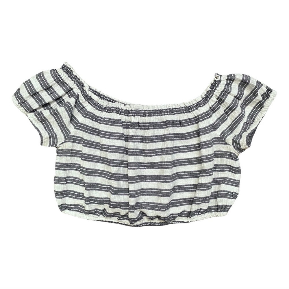 Aerie striped cropped top (Size M)